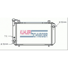 1612301 KUHLER SCHNEIDER Радиатор, охлаждение двигател