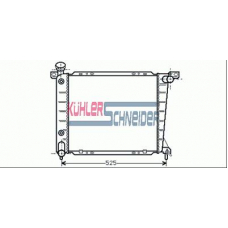 5307001 KUHLER SCHNEIDER Радиатор, охлаждение двигател