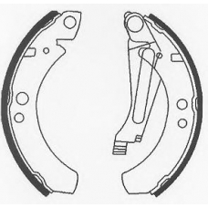 BS556 QUINTON HAZELL Комплект тормозных колодок