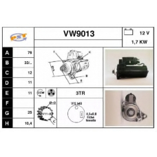 VW9013 SNRA Стартер