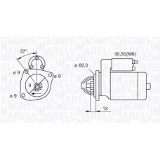 063521092680 MAGNETI MARELLI Стартер