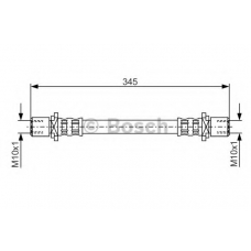 1 987 476 943 BOSCH Тормозной шланг