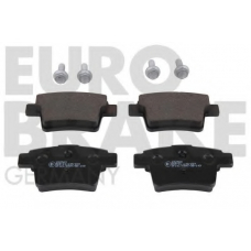 5502222563 EUROBRAKE Комплект тормозных колодок, дисковый тормоз