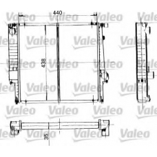 819399 VALEO Радиатор, охлаждение двигателя