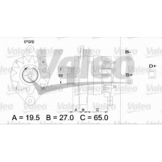 433444 VALEO Генератор