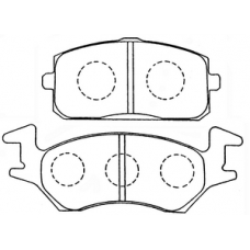 PN-1134 JNBK Колодки тормозные