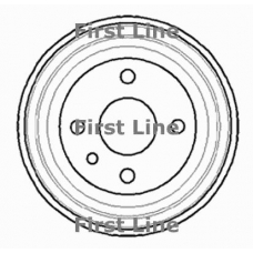 FBR691 FIRST LINE Тормозной барабан