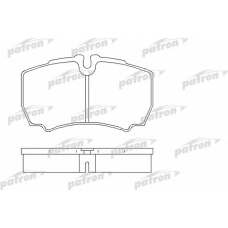 PBP1405 PATRON Комплект тормозных колодок, дисковый тормоз
