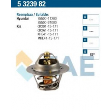5323982 FAE Термостат, охлаждающая жидкость