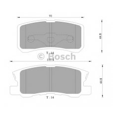 0 986 505 079 BOSCH Комплект тормозных колодок, дисковый тормоз