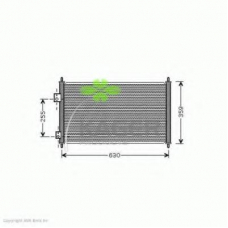 94-5169 KAGER Конденсатор, кондиционер