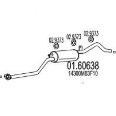 01.60638 MTS Глушитель выхлопных газов конечный