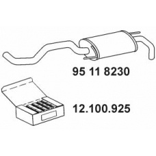 95 11 8230 EBERSPACHER Глушитель выхлопных газов конечный