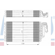 92002 NISSENS Испаритель, кондиционер