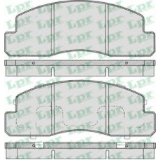 05P723 LPR Комплект тормозных колодок, дисковый тормоз
