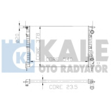 108300 KALE OTO RADYATOR Радиатор, охлаждение двигателя