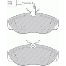 FVR1396 FERODO Комплект тормозных колодок, дисковый тормоз