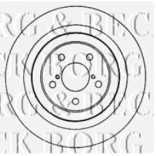 BBD4581 BORG & BECK Тормозной диск