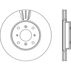 BDA2265.20 OPEN PARTS Тормозной диск