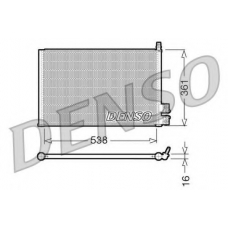 DCN10021 DENSO Конденсатор, кондиционер