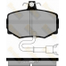 PA526 BRAKE ENGINEERING Комплект тормозных колодок, дисковый тормоз