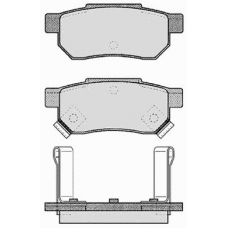 453.0 RAICAM Комплект тормозных колодок, дисковый тормоз