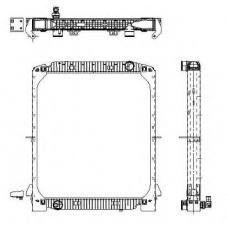 509567 NRF Радиатор, охлаждение двигателя