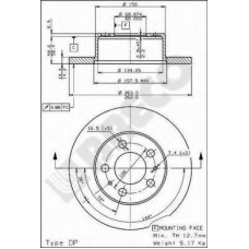 BS 7367 BRECO Тормозной диск