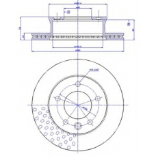 142.1436 CAR Тормозной диск