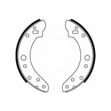 GS6143 TRW Комплект тормозных колодок