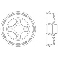 BAD9039.30 OPEN PARTS Тормозной барабан