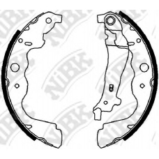FN43551 NiBK Комплект тормозных колодок