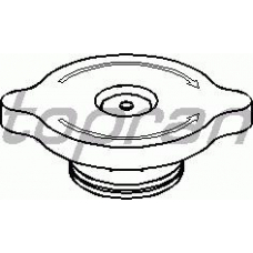 500 344 TOPRAN Крышка, резервуар охлаждающей жидкости