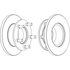 FCR221A FERODO Тормозной диск
