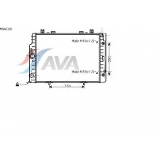 MSA2132 AVA Радиатор, охлаждение двигателя