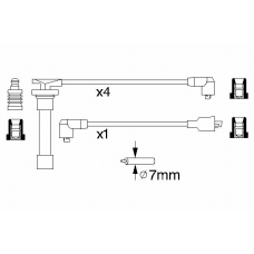 0 986 356 893 BOSCH Комплект проводов зажигания