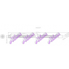 H4347 Brovex-Nelson Тормозной шланг