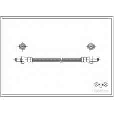 19030358 CORTECO Тормозной шланг