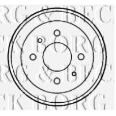 BBD4165 BORG & BECK Тормозной диск