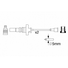 0 986 357 273 BOSCH Комплект проводов зажигания