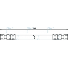 HOS3303 APEC Тормозной шланг