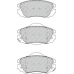 FDB4207 FERODO Комплект тормозных колодок, дисковый тормоз