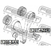1287-AZER FEBEST Натяжной ролик, ремень ГРМ