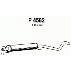 P4582 FENNO Средний глушитель выхлопных газов