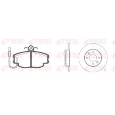 8141.00 REMSA Комплект тормозов, дисковый тормозной механизм