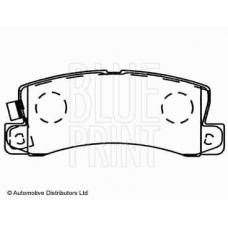 ADT34284 BLUE PRINT Комплект тормозных колодок, дисковый тормоз