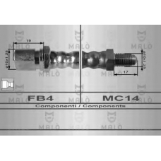 8019 Malo Тормозной шланг