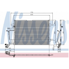 94207 NISSENS Конденсатор, кондиционер