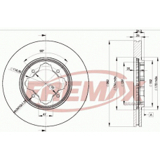 BD-2582 FREMAX Тормозной диск