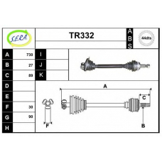 TR332 SERA Приводной вал